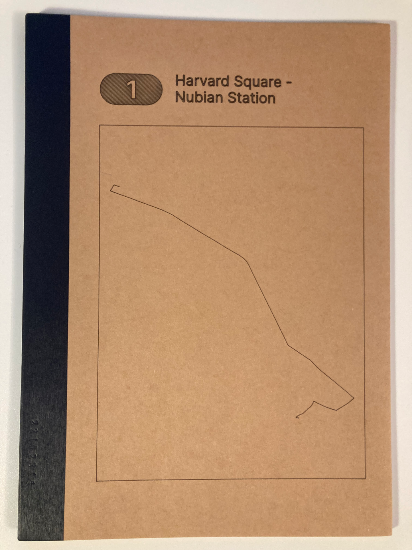 Bus route notebook
