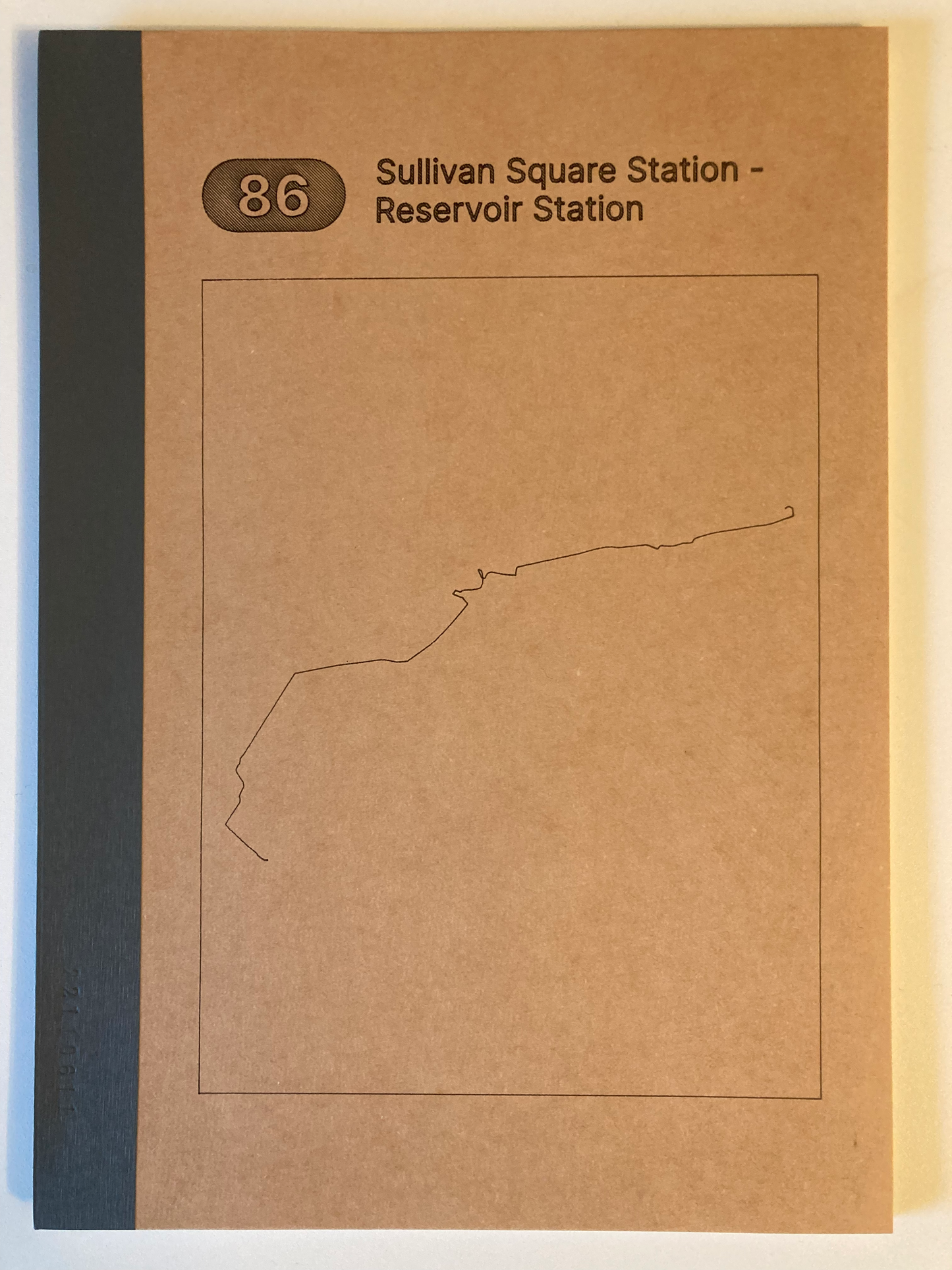 Bus route notebook