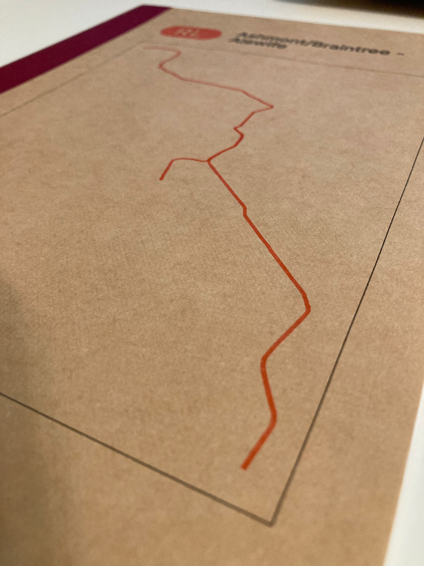 Subway route notebook